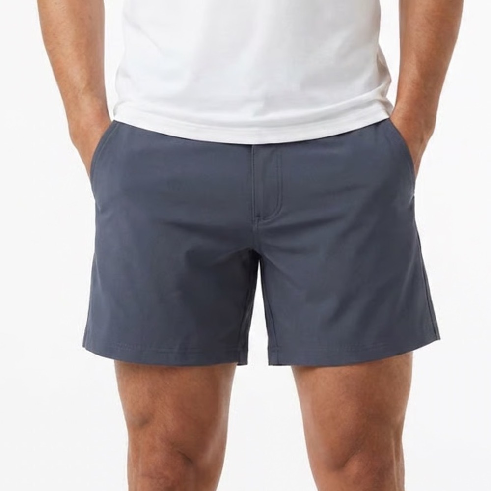 VRST Mens Resort Short Indigo Blue Size S 6 Inch Inseam NWT